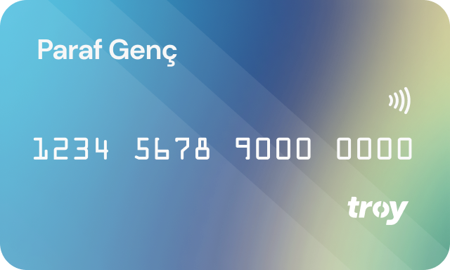Paraf Genç kredi kartı Paraf Genç kredi kartı