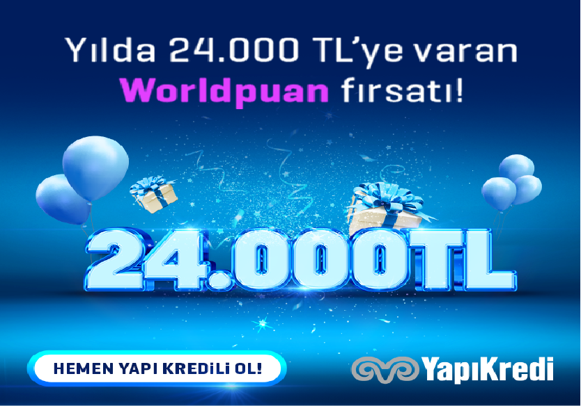Yılda 24.000 TL'ye Varan Worldpuan Fırsatı!