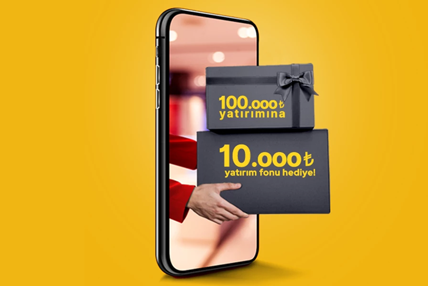 Hemen Odealı olun, 100.000 TL yatırımınıza 10.000 TL’ye varan Hediye Fon fırsatını kaçırmayın! Hemen Odealı olun, 100.000 TL yatırımınıza 10.000 TL’ye varan Hediye Fon fırsatını kaçırmayın!