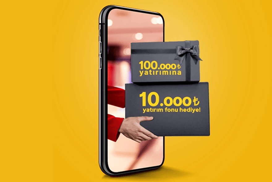 Hemen Odealı olun, 100.000 TL yatırımınıza 10.000 TL’ye varan Hediye Fon fırsatını kaçırmayın!