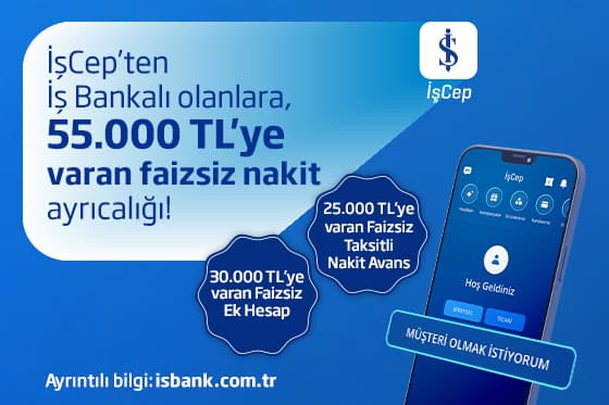 İşCep’ten İş Bankalı olanlar kazanıyor!